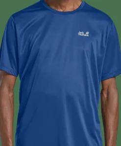 Jack Wolfskin Men's Tech Tee Blue Orchid