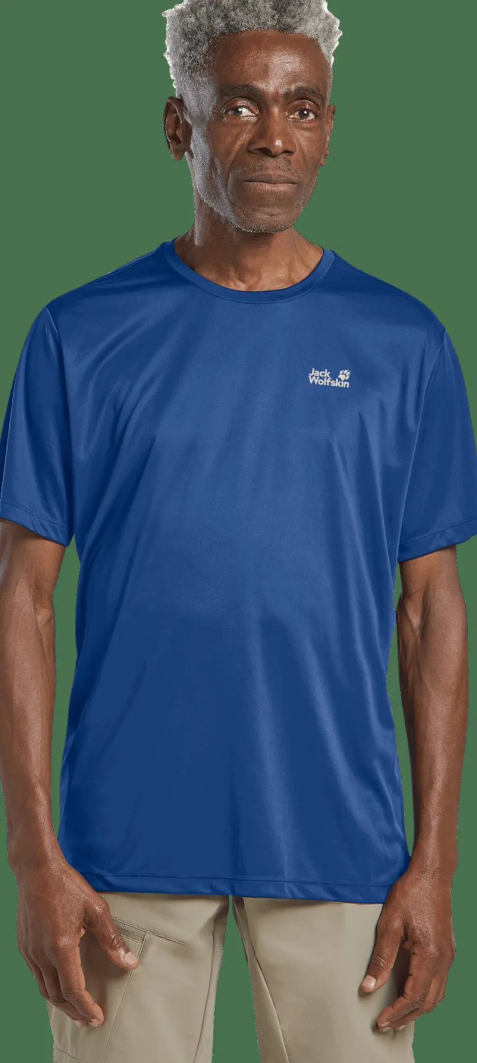 Jack Wolfskin Men's Tech Tee Blue Orchid