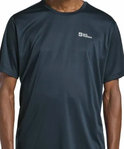Jack Wolfskin Men's Tech Tee Midnight Sky