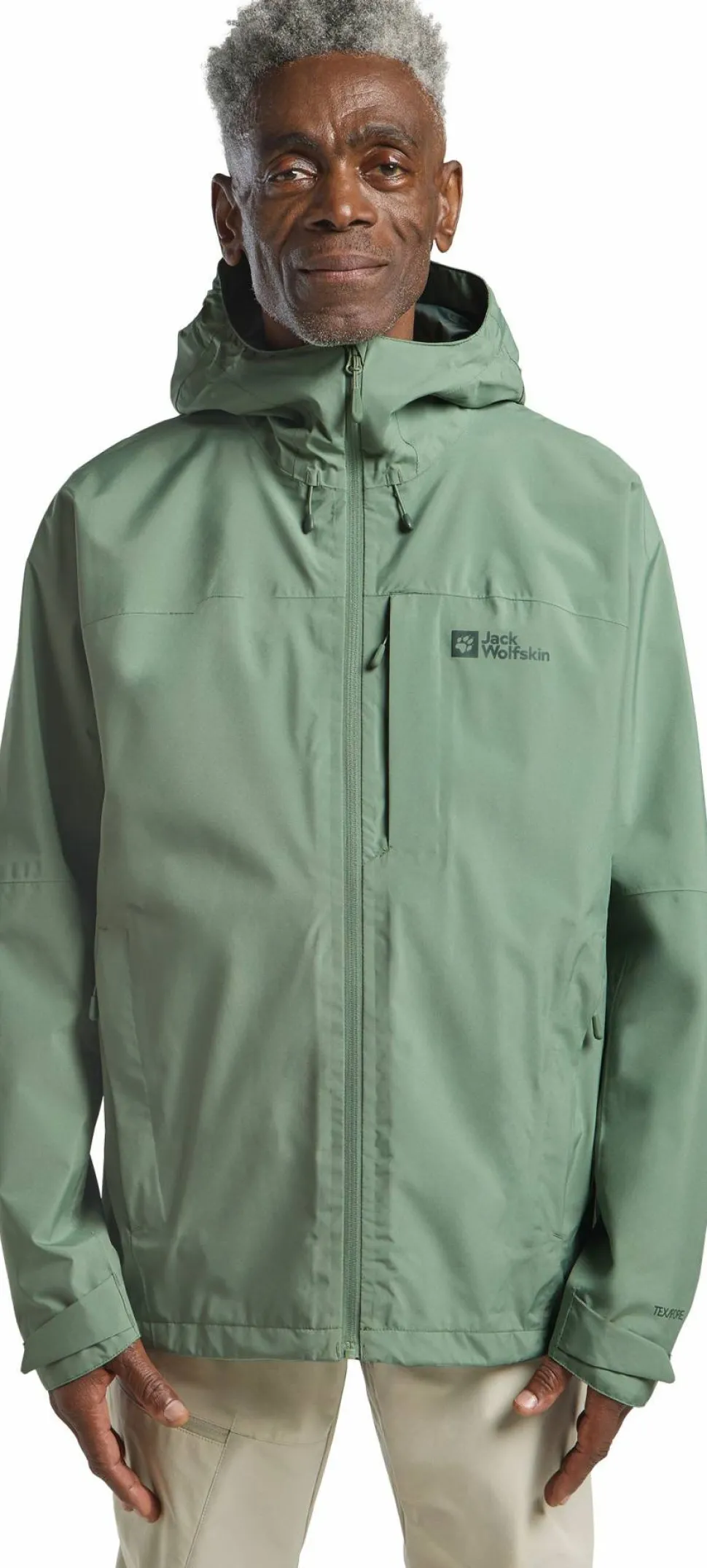 Jack Wolfskin Men's Tempest 2L Jacket Eucalyptus