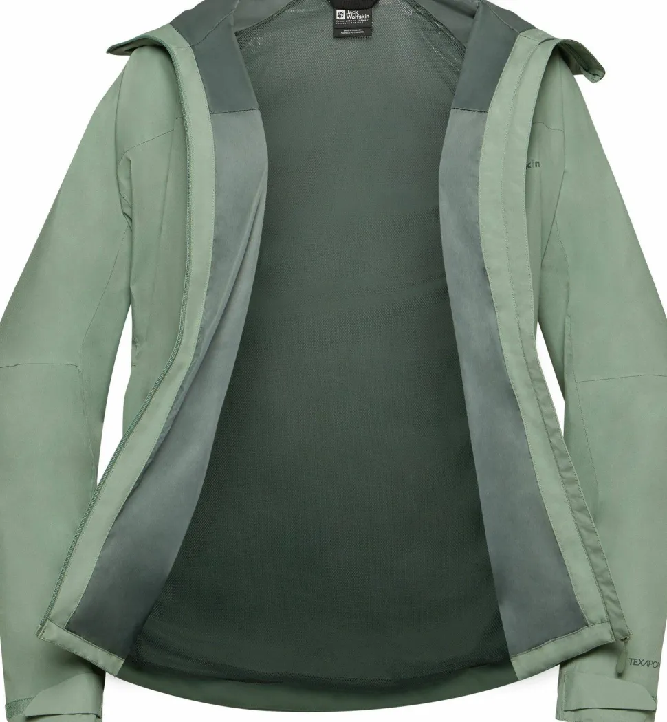 Jack Wolfskin Men's Tempest 2L Jacket Eucalyptus