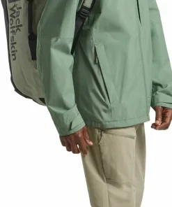 Jack Wolfskin Men's Tempest 2L Jacket Eucalyptus