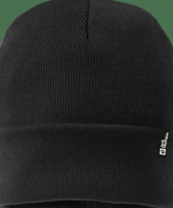 Jack Wolfskin Rib Beanie Black