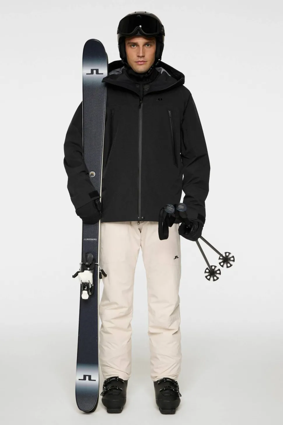 J.Lindeberg Men's Sky Pro Shell Jacket Black
