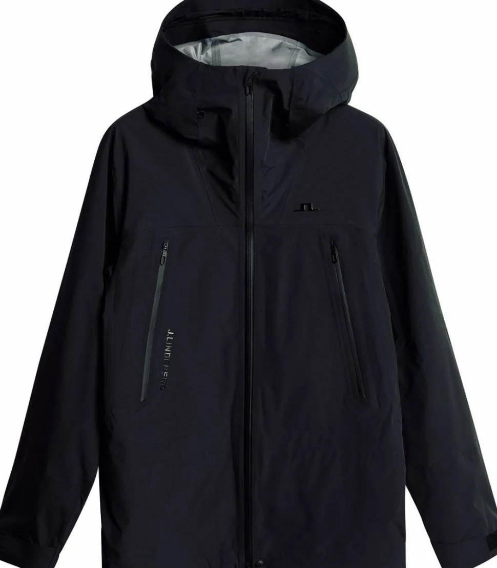 J.Lindeberg Men's Sky Pro Shell Jacket Black