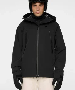 J.Lindeberg Men's Sky Pro Shell Jacket Black