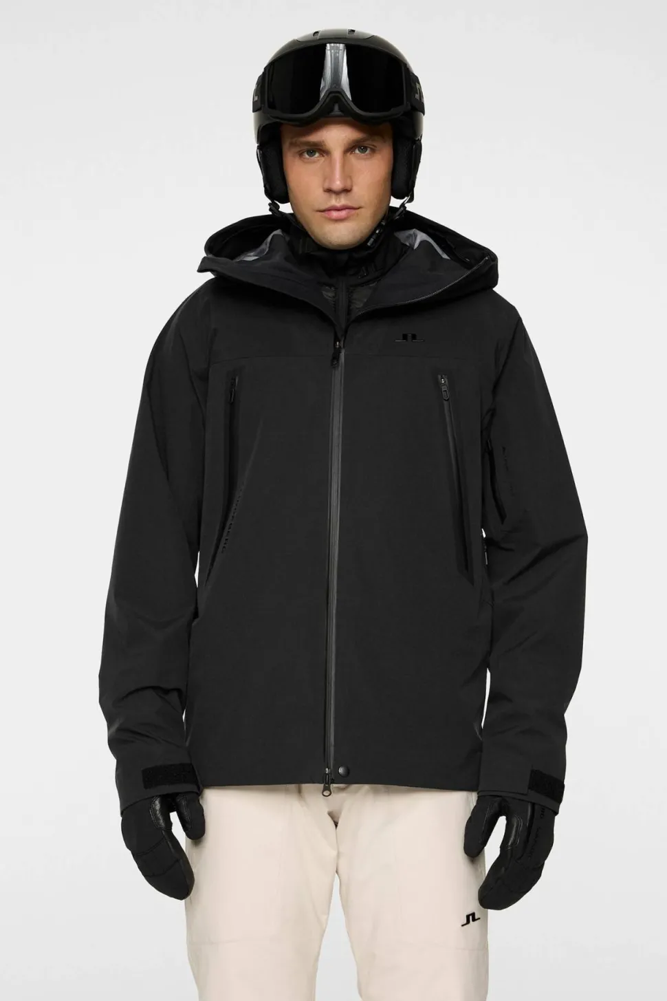J.Lindeberg Men's Sky Pro Shell Jacket Black