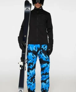 J.Lindeberg Men's Wayne Polartec Mid Layer Black