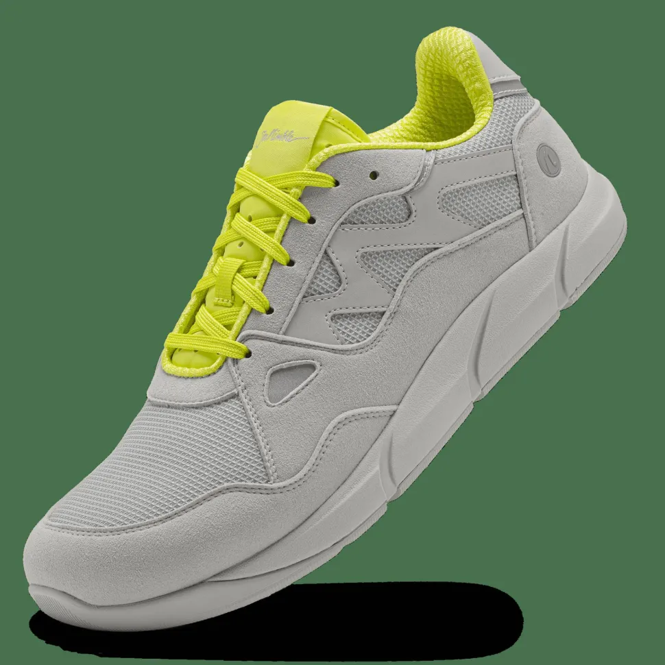 Joe Nimble Men's Sneaker Addict Gray/yellow