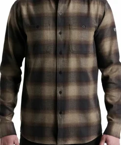 Kühl Men's Law Flannel Longsleeve Shirt Dark Roast