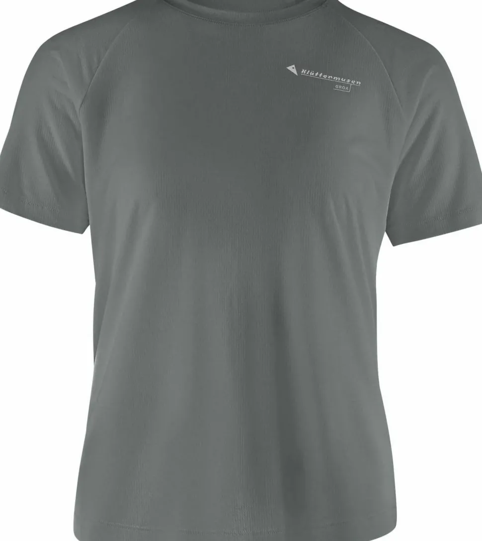 Klättermusen Men's Groa Shortsleeve Tee Teal Grey
