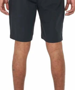 Knowledge Cotton Apparel Men's Stretch Trekking Shorts Black Jet