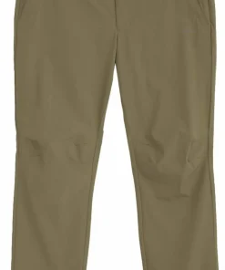 Knowledge Cotton Apparel Men's Tim Tapered Elastic Waist String Pants Burned Olive