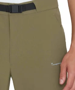 Knowledge Cotton Apparel Men's Tim Tapered Elastic Waist String Pants Burned Olive