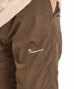 Knowledge Cotton Apparel Men's Trek Outdoor Light Packable Shorts Forrest Night