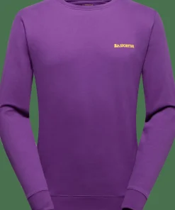 La Sportiva Men's Climbing On The Moon Sweatshirt Viola/Giallo