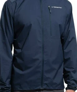 La Sportiva Men's Wall Breeze Stretch Jacket Night Sky/chalk