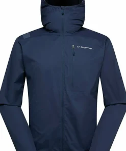 La Sportiva Men's Wall Breeze Stretch Jacket Night Sky/chalk