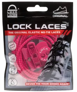 Lock Laces No Tie Shoelaces Hot Pink