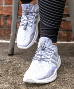 Lock Laces No Tie Shoelaces Solid Grey