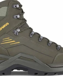 LOWA Men's Renegade Evo Gore-Tex Mid Olive Green