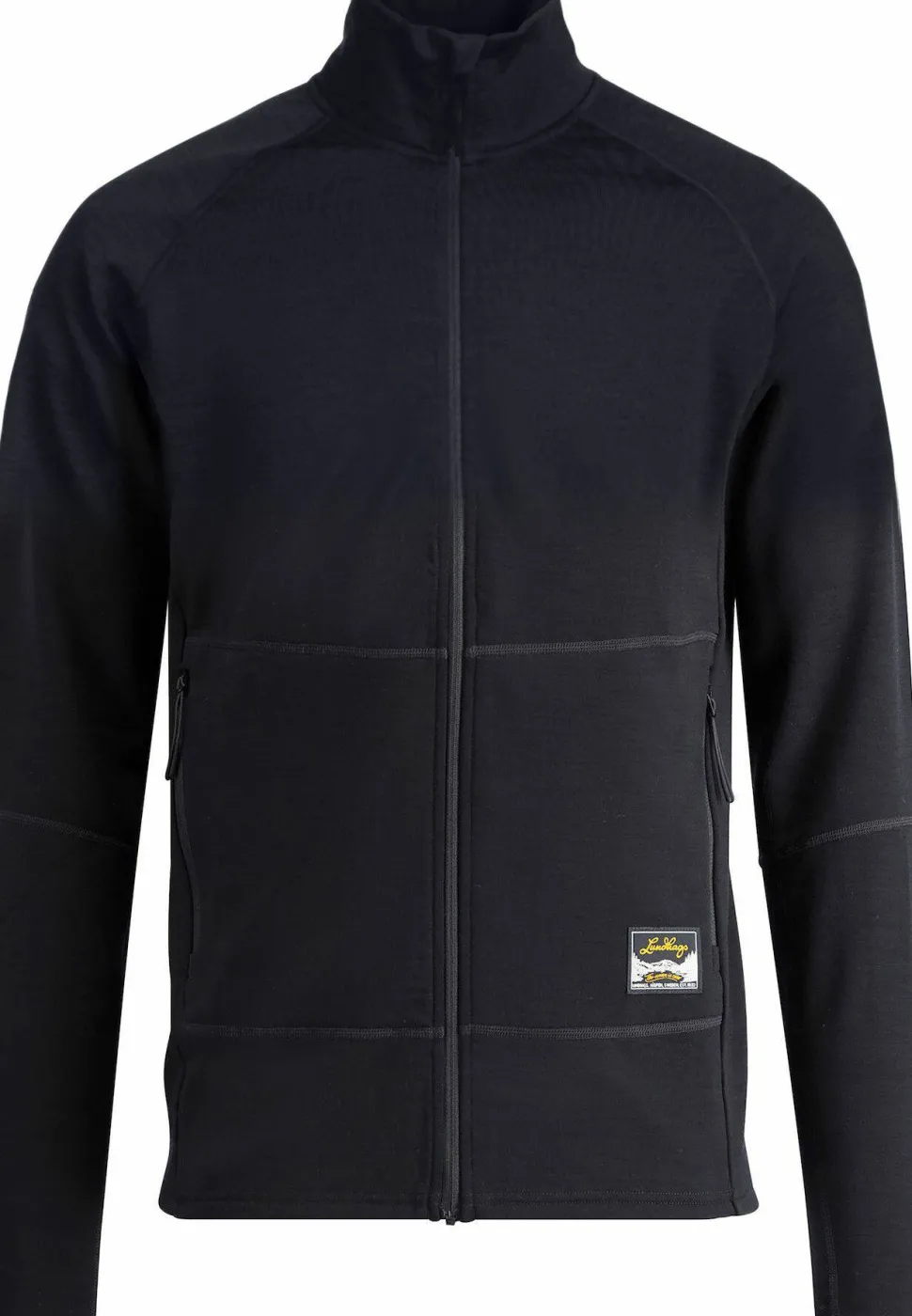 Lundhags Men's Tived Merino Full Zip Black