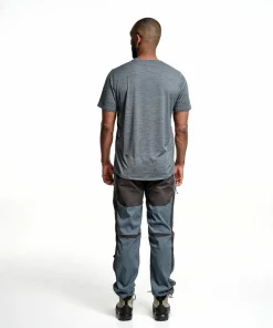Lundhags Men's Tived T-Shirt Dark Sky Blue