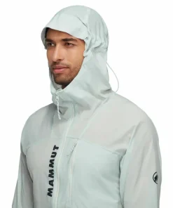 Mammut Men's Aenergy Wb Hooded Jacket Silver Sage