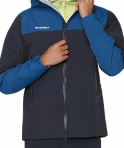 Mammut Men's Alto Guide Hs Hooded Jacket Marine-tschiel