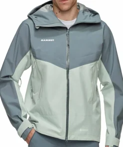 Mammut Men's Crater Iv Hs Hooded Jacket Silver Sage/Strata