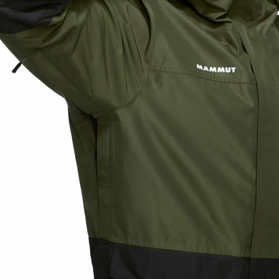 Mammut Men's Fall Line Hs Thermo Hooded Jacket Dark Marsh-Black