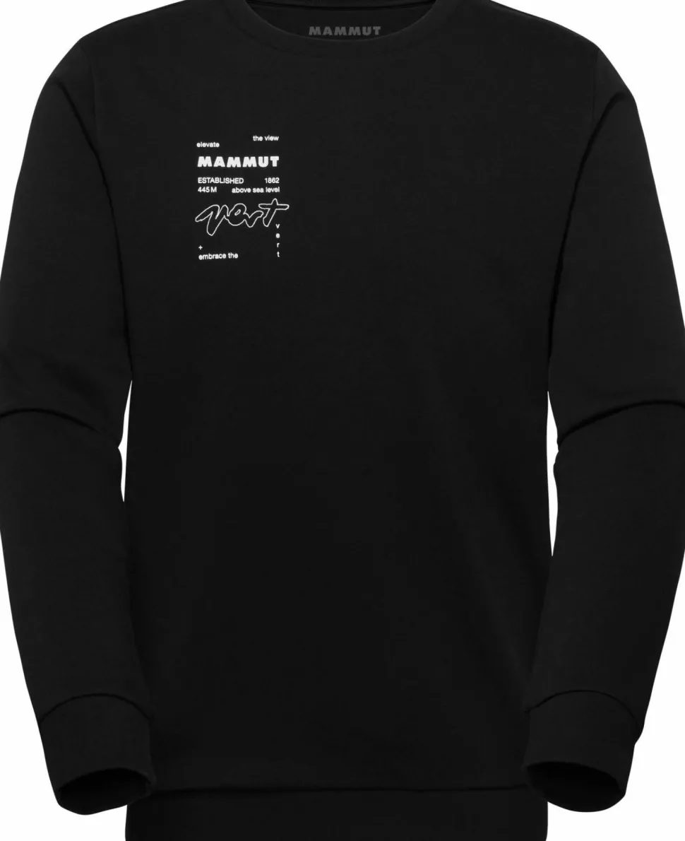 Mammut Men's Mammut Core ML Crew Neck Vert Black