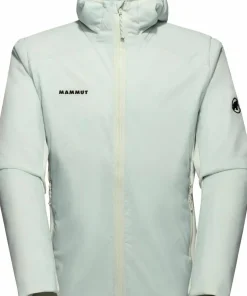 Mammut Men's Rime Air In Hybrid Hooded Jacket Silver Sage