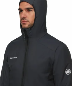 Mammut Men's Rime Air In Hybrid Hooded Jacket Black