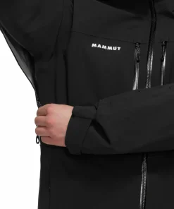 Mammut Men's Stoney Hardshell Hooded Jacket Black