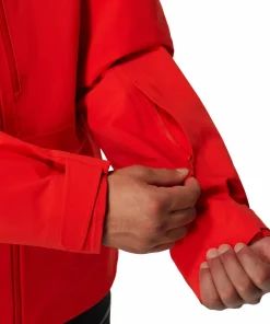 Mammut Men's Stoney Hardshell Hooded Jacket Mammut Red