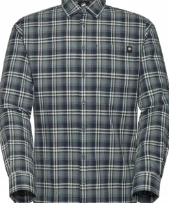 Mammut Men's Trovat Summer Longsleeve Shirt Marine-strata