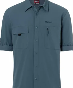 Marmot Men's Airexchange Upf 40 Overshirt Thunderhead