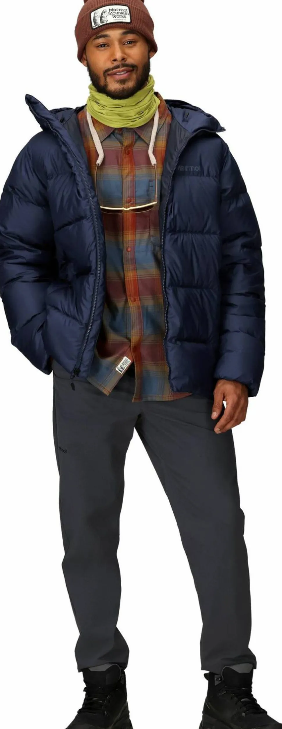 Marmot Men's Guides Down Hoody Arctic Navy