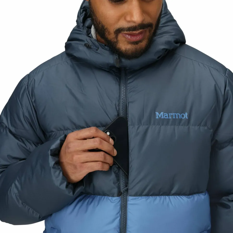 Marmot Men's Guides Down Hoody Thunderhead/Rain Cloud