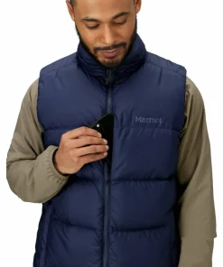 Marmot Men's Guides Down Vest Arctic Navy