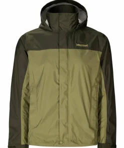 Marmot Men's Precip Eco Jacket Rosin Green/olive Grove