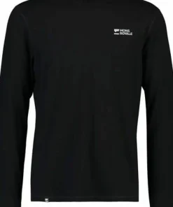 Mons Royale Men's Cascade Merino Base Layer Long Sleeve Black