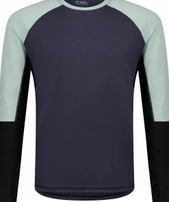 Mons Royale Men's Olympus Long Sleeve Dew/9 Iron/black