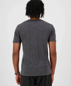 Mons Royale Men's Zephyr Merino Tencel T-Shirt Smoke