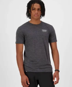 Mons Royale Men's Zephyr Merino Tencel T-Shirt Smoke