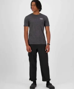 Mons Royale Men's Zephyr Merino Tencel T-Shirt Smoke