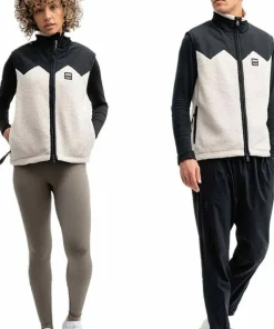 Mountain Works Unisex Pile Fleece Vest Ivory
