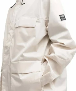Mountain Works Unisex Utility Hybrid Rain Jacket Ivory