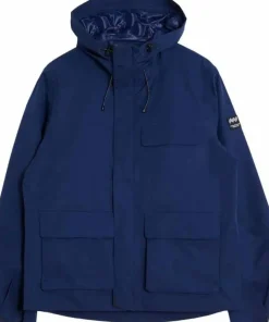 Mountain Works Unisex Utility Hybrid Rain Jacket Dress Blue